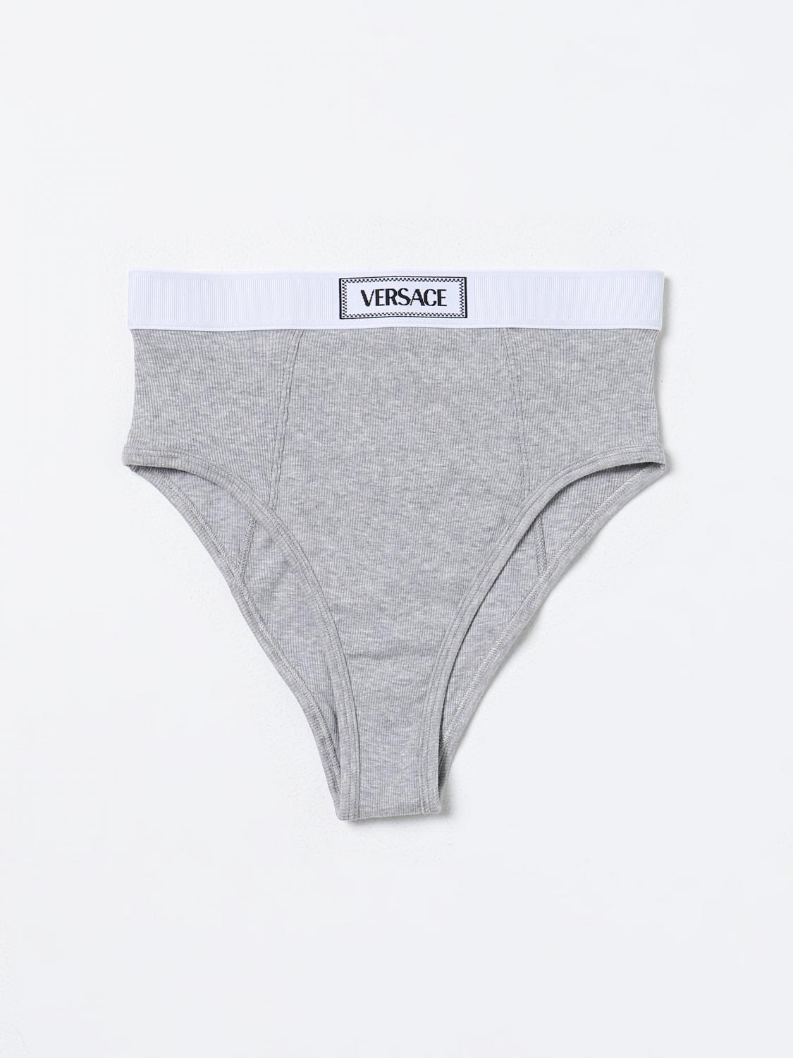 Versace Lingerie Woman Color Grey In Grey
