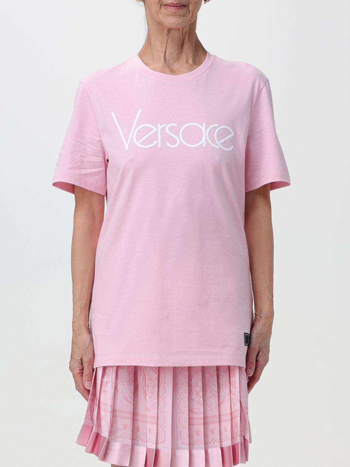 T-Shirt VERSACE Woman colour Pink