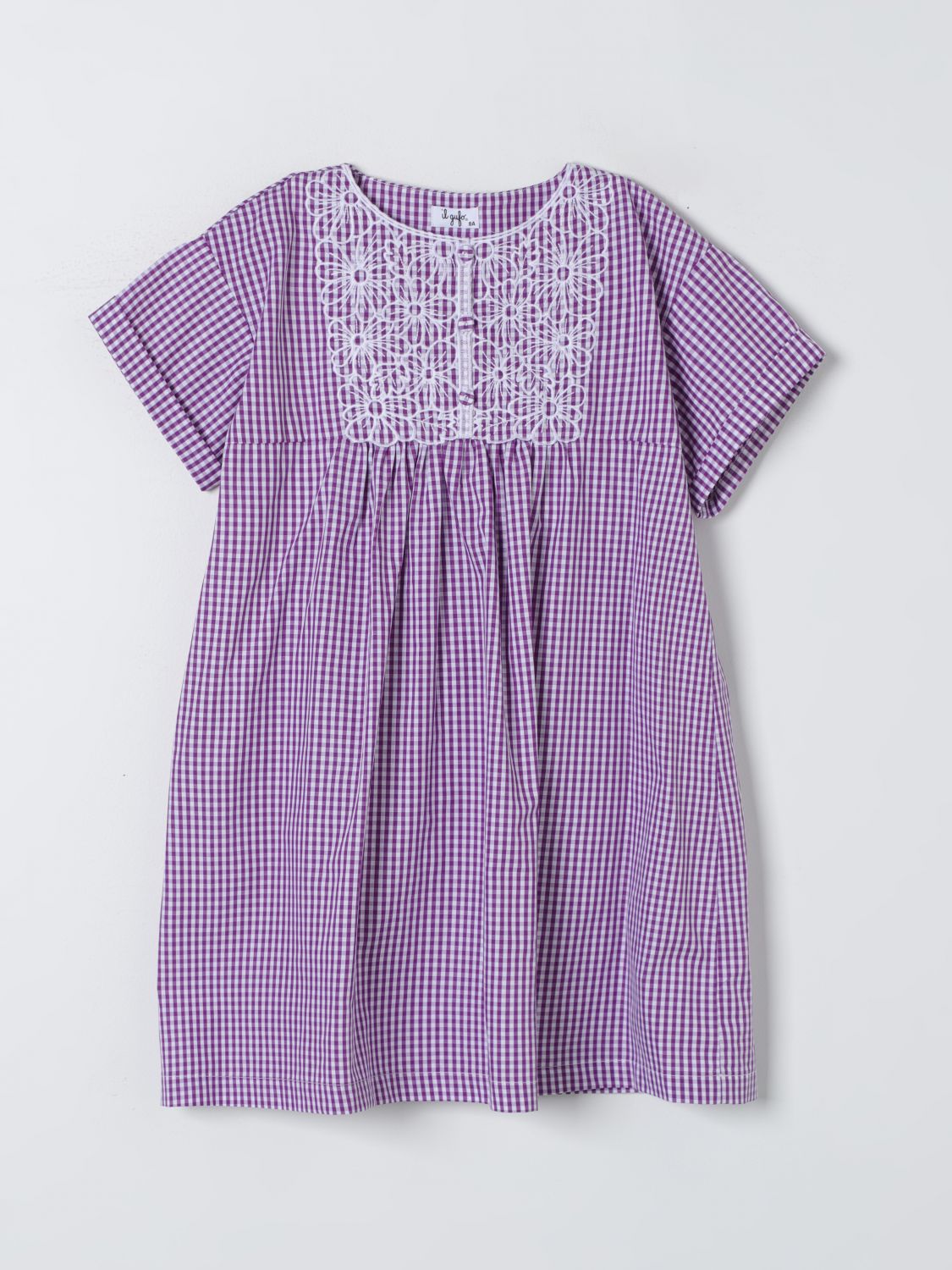 Shop Il Gufo Dress  Kids Color Lilac
