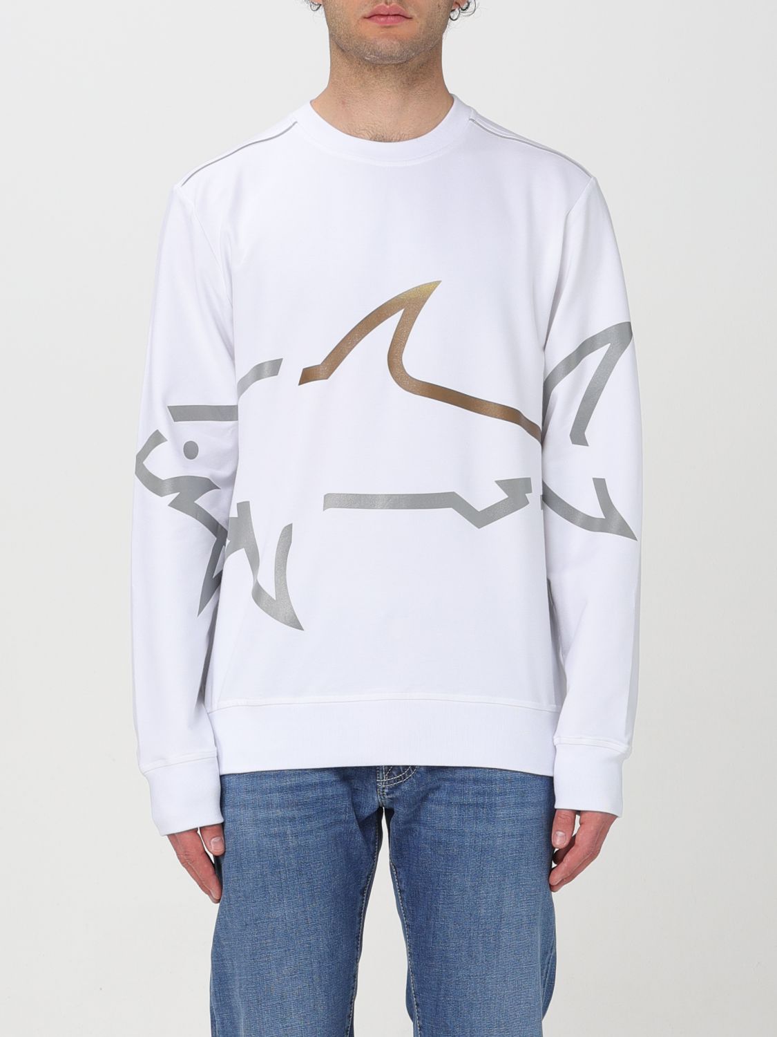 Shop Paul & Shark Sweatshirt  Men Color White