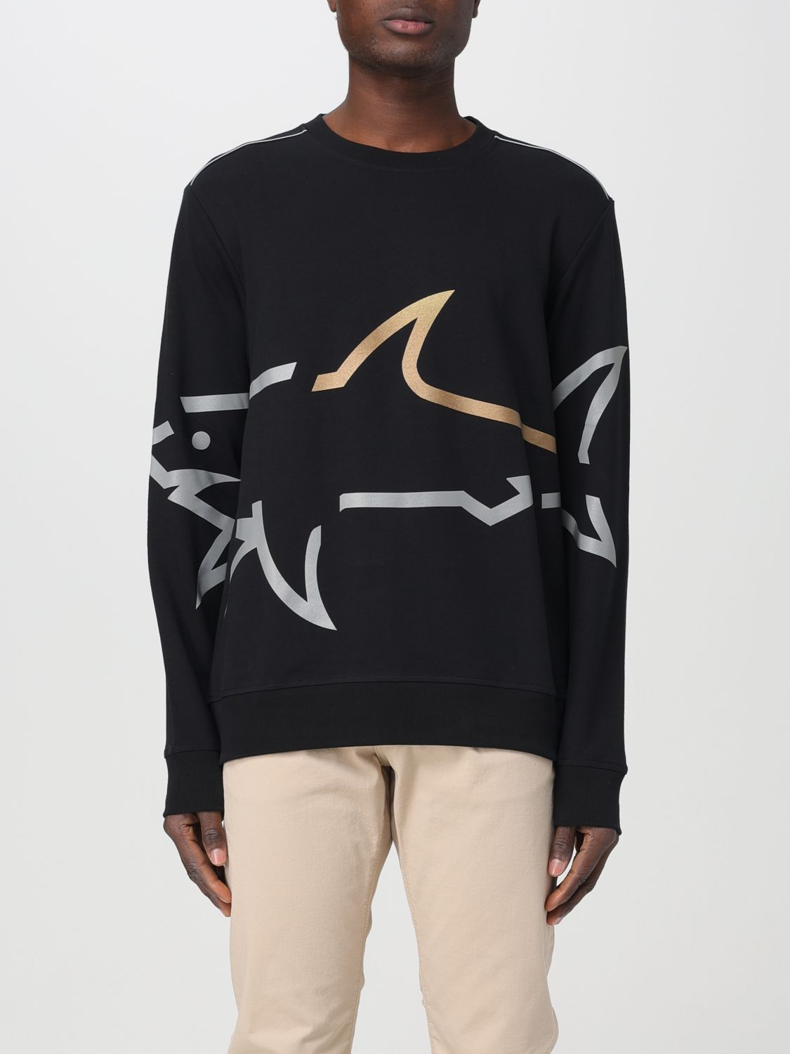 Shop Paul & Shark Sweatshirt  Men Color Black