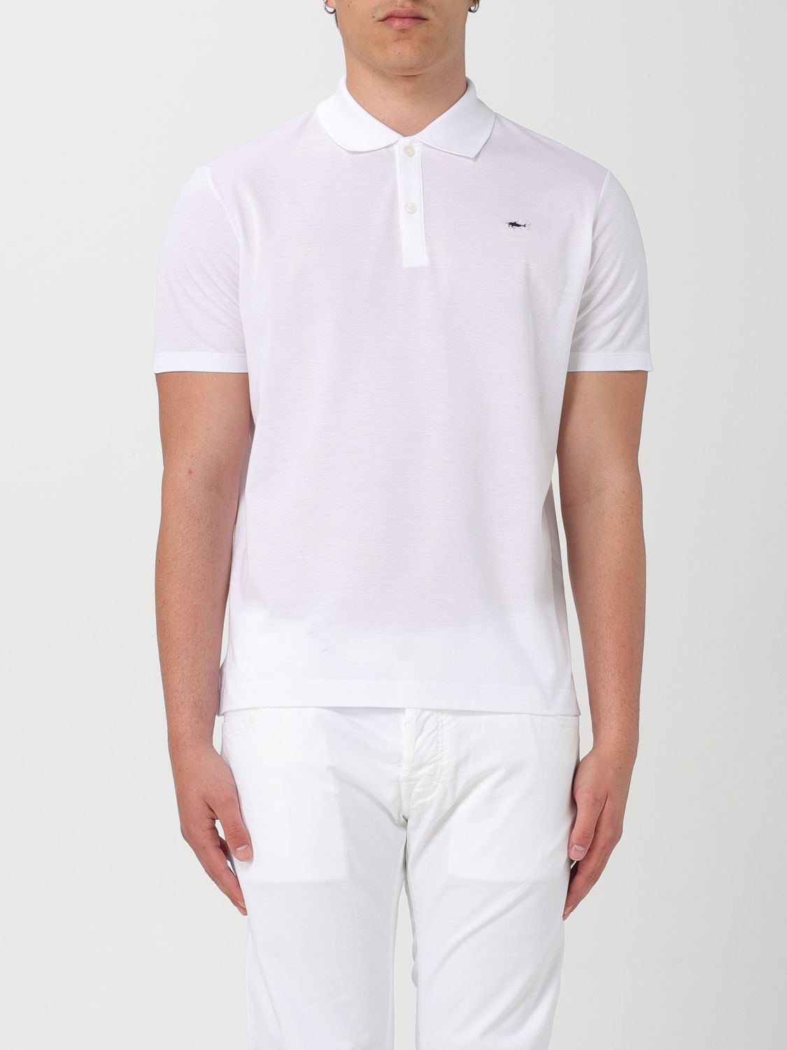 Shop Paul & Shark Polo Shirt  Men Color White
