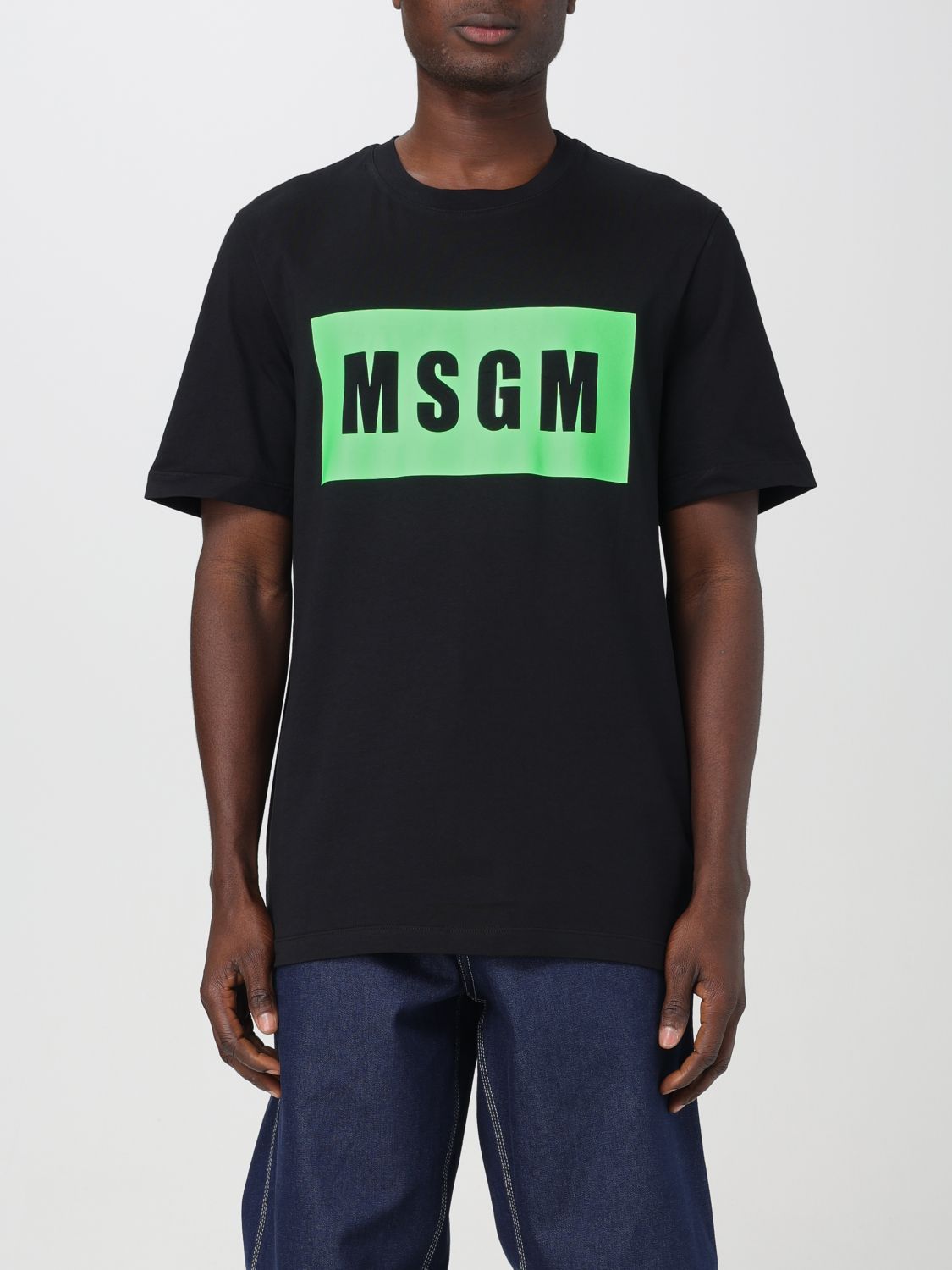 Msgm T-shirt  Men Colour Black