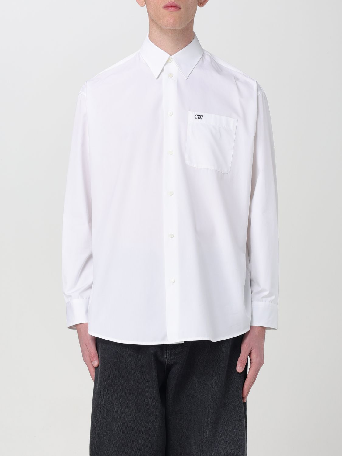 衬衫 OFF-WHITE 男士 颜色 白色