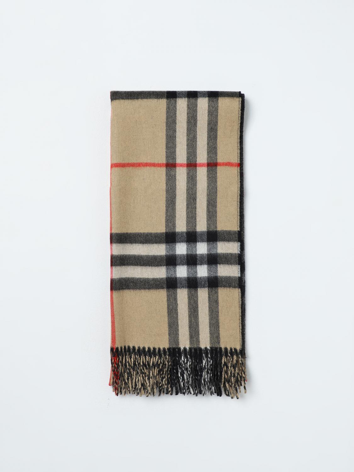 Scarf BURBERRY Woman color Black