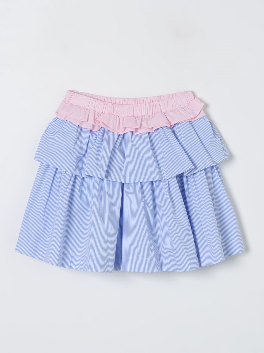 Msgm Skirt  Kids Kids Color Gnawed Blue