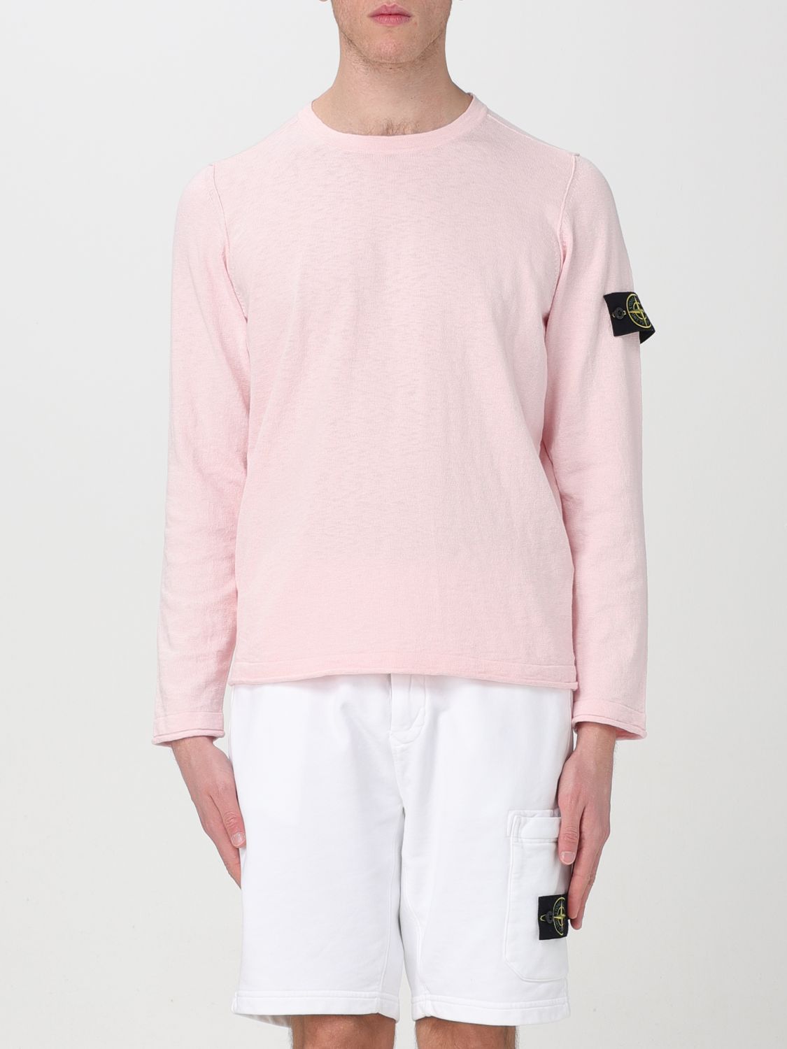 Shop Stone Island Sweater  Men Color Pink