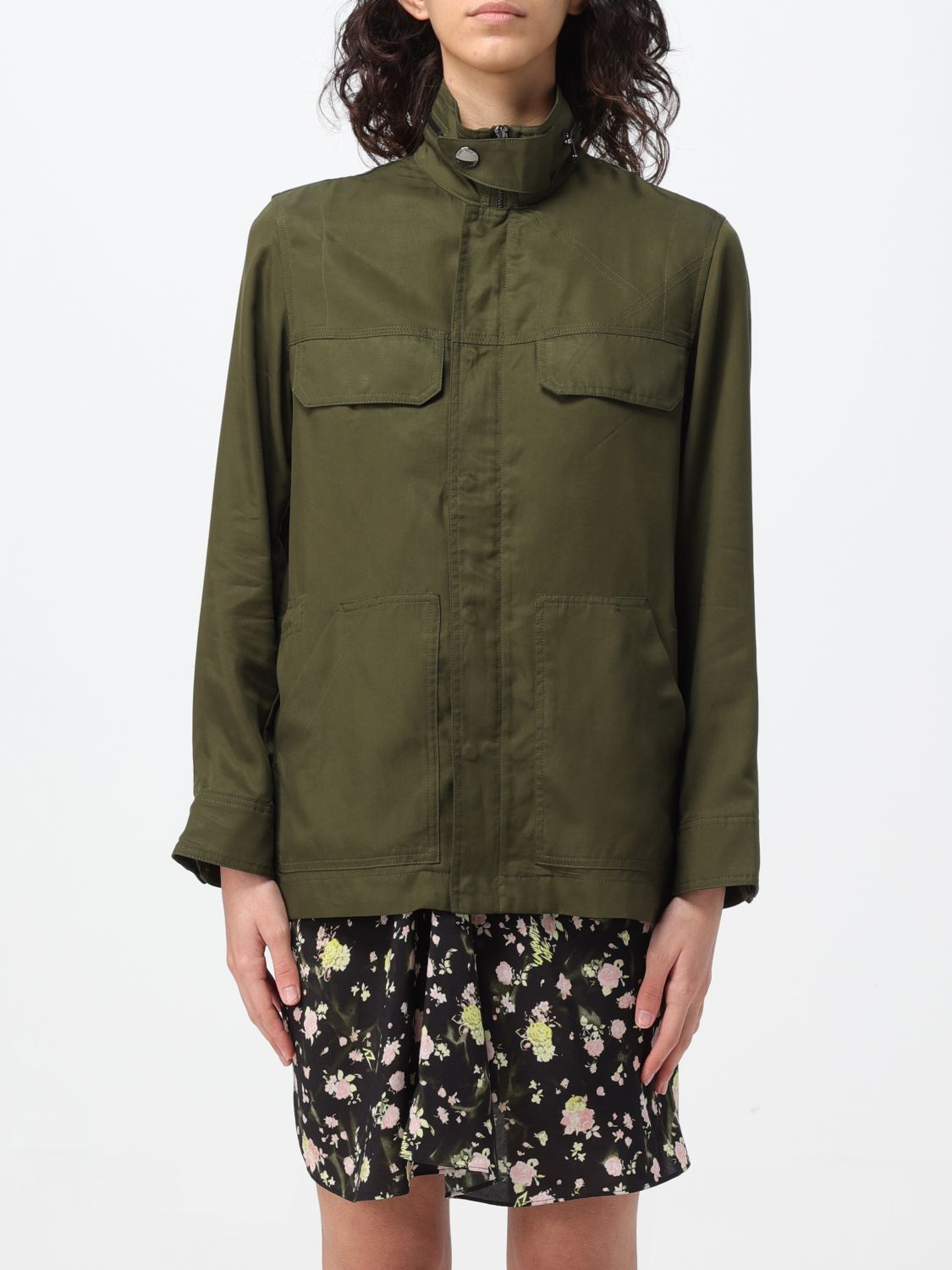 Shop Zadig & Voltaire Jacket  Woman Color Military