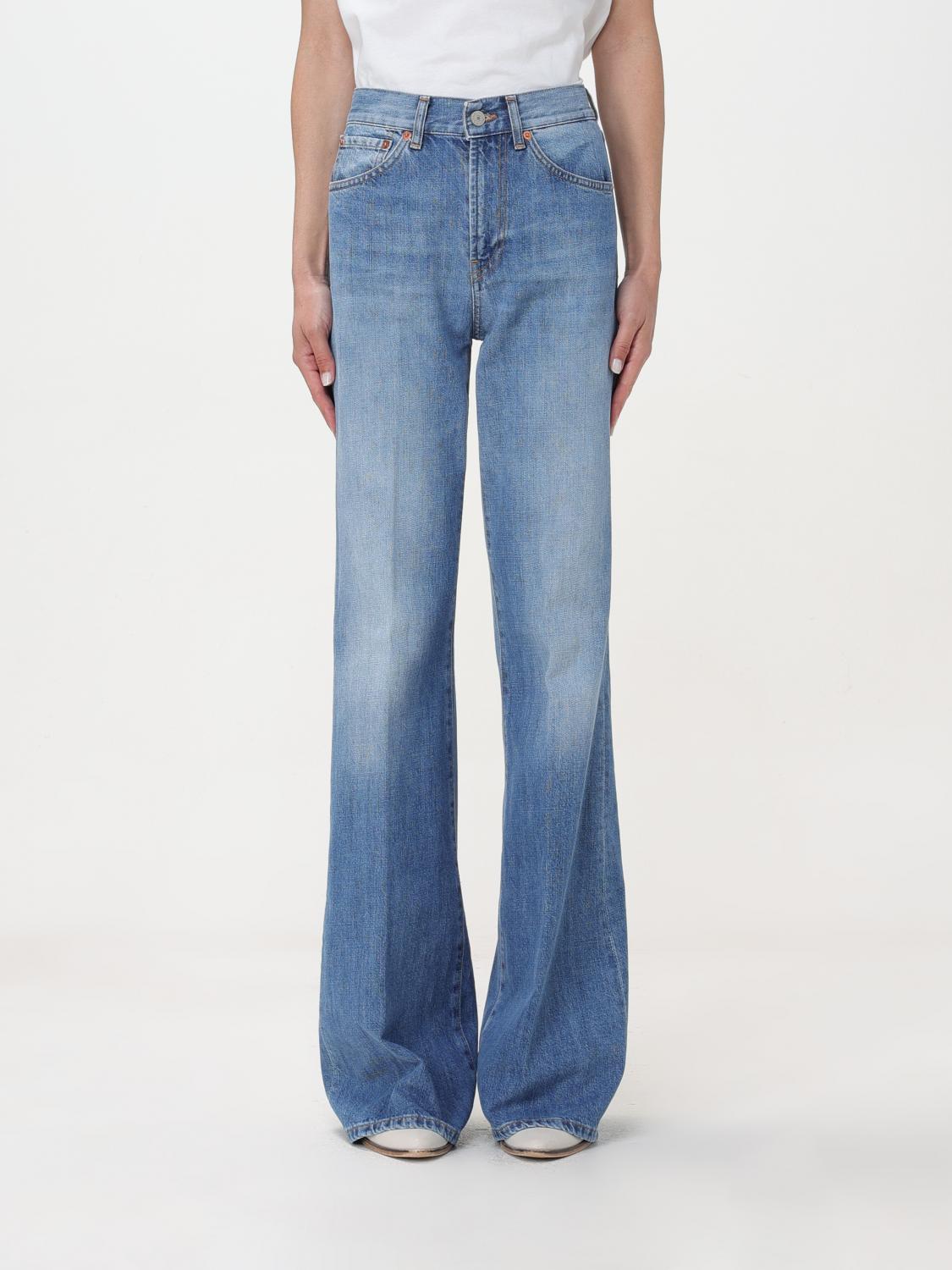 Shop Dondup Jeans  Woman Color Blue