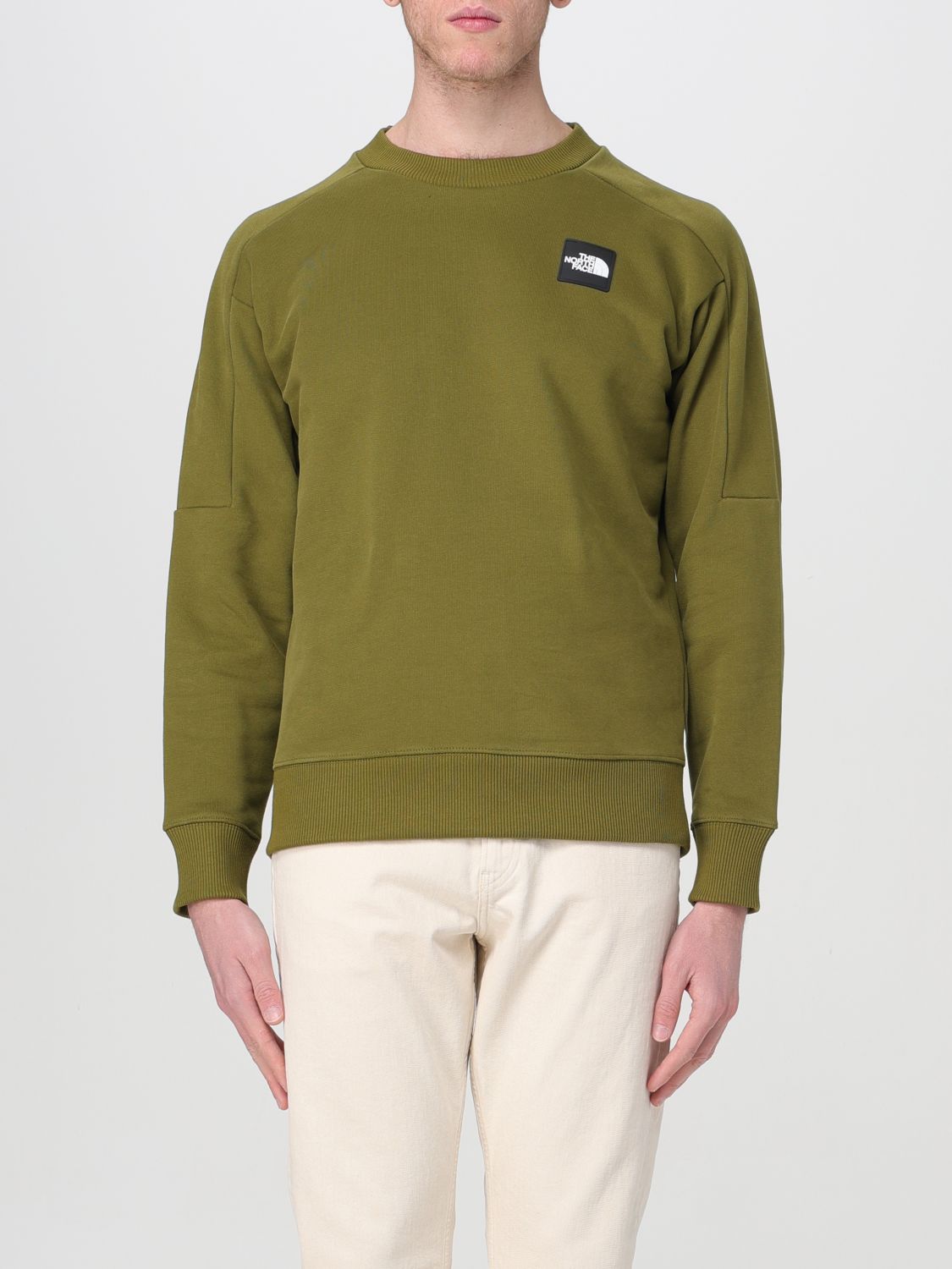 Shop The North Face Sweatshirt  Men Color Green