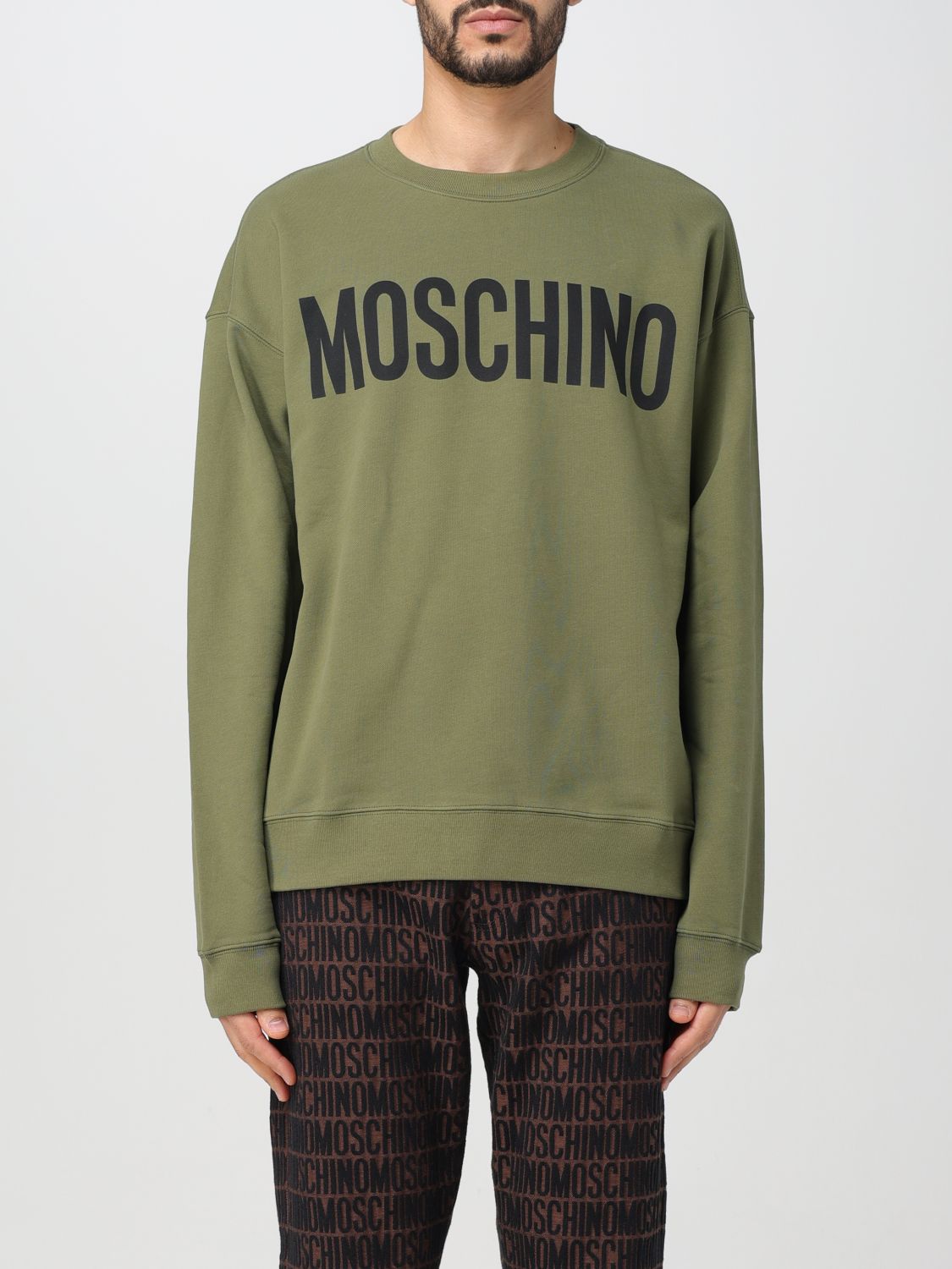 Moschino Couture Sweatshirt  Men Colour Military