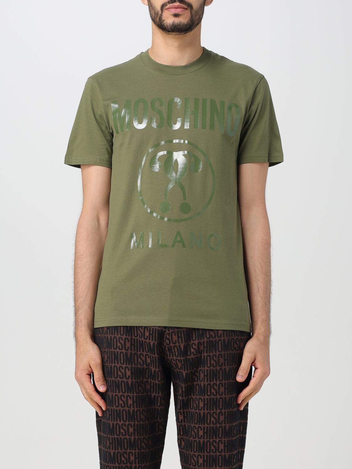 Moschino Couture T-shirt  Men Color Military