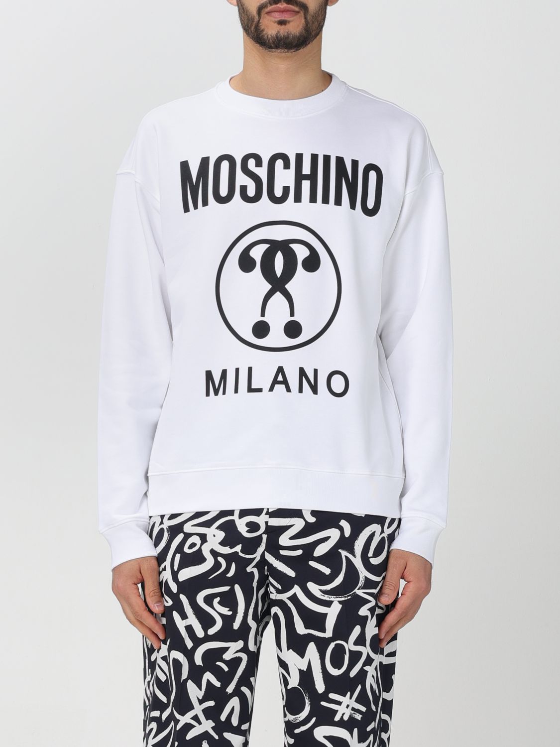 Moschino Couture Sweatshirt  Men Color White