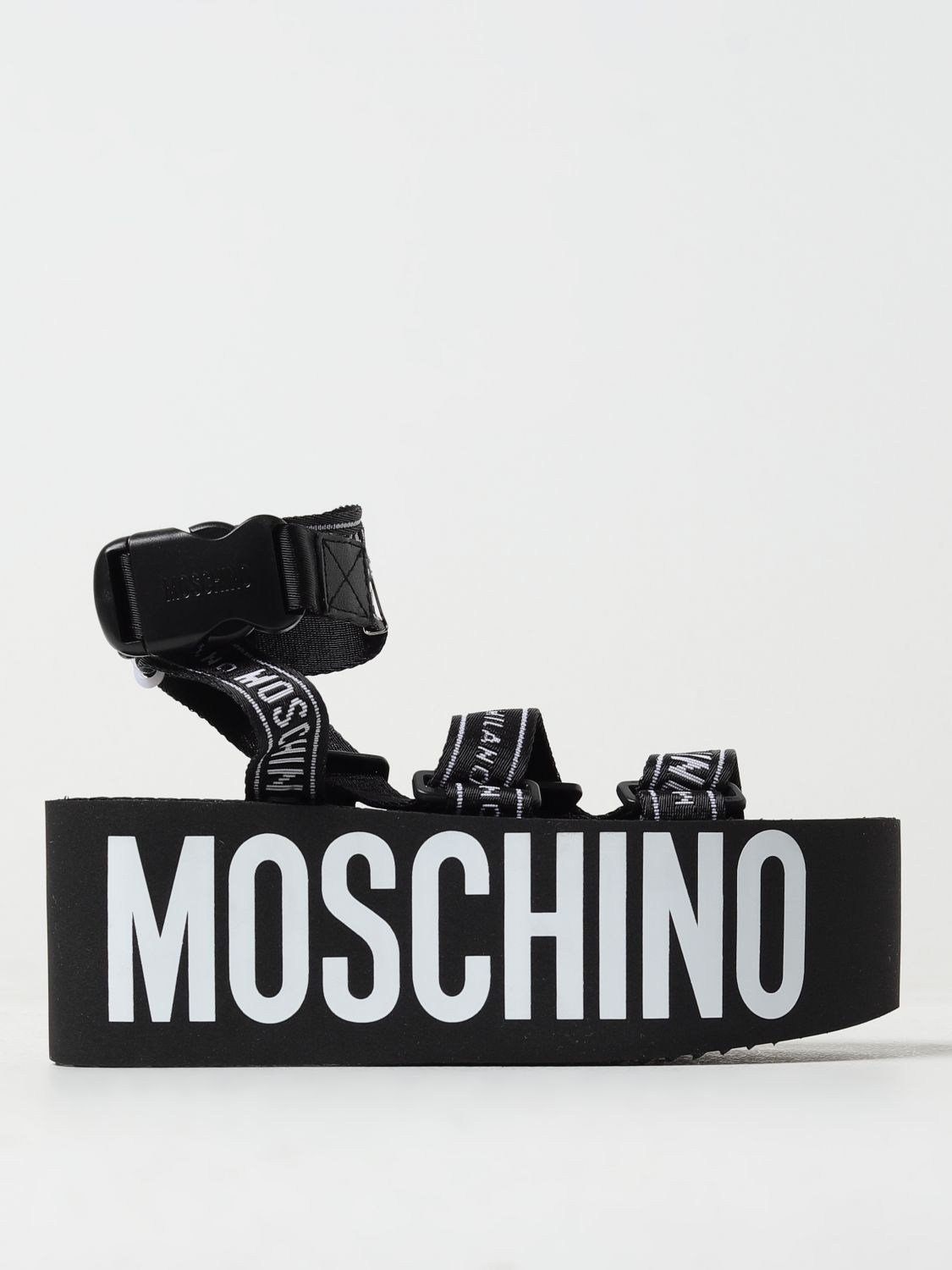 Moschino Couture Wedge Shoes  Woman Color Black