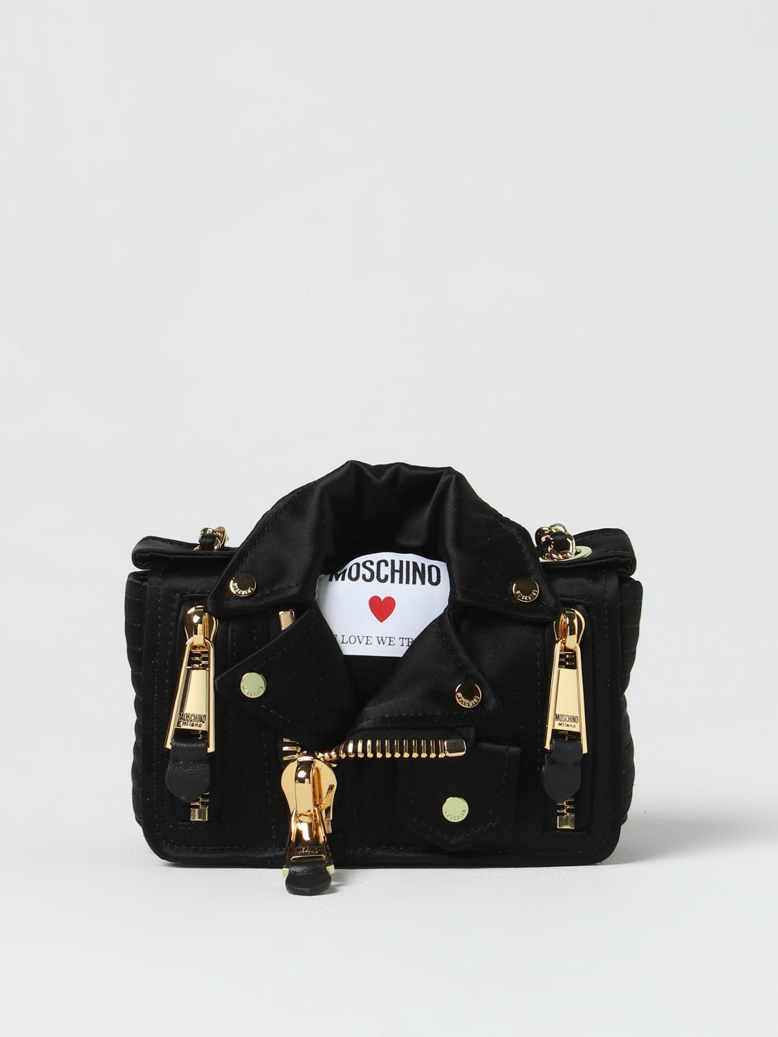 Shop Moschino Couture Mini Bag  Woman Color Black