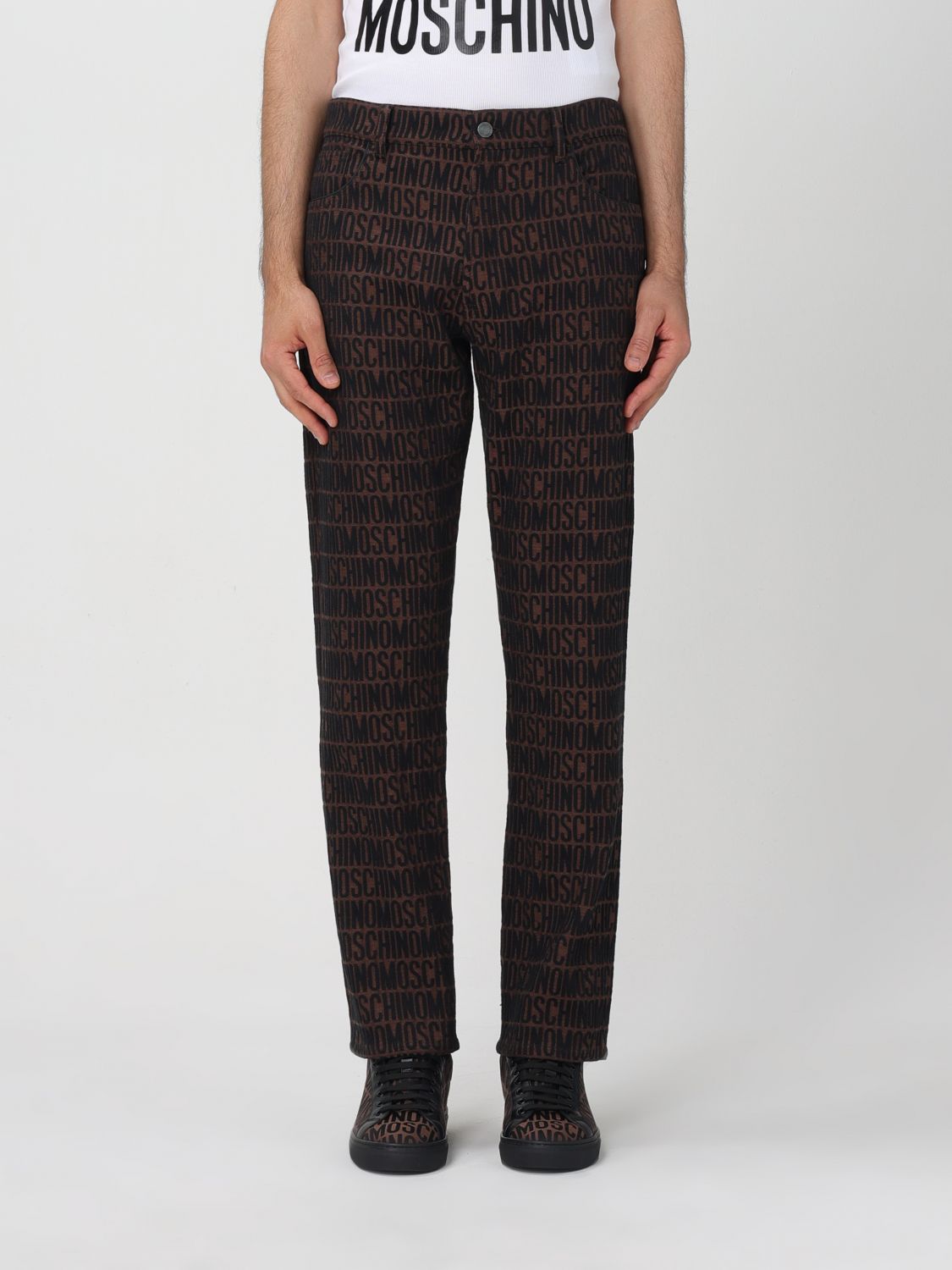 Moschino Couture Jeans  Men Color Brown