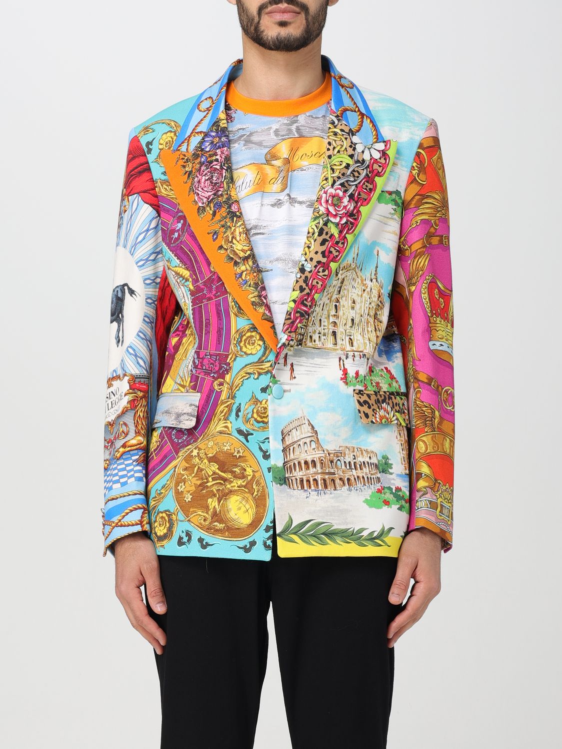 Moschino Couture Blazer  Men Color Multicolor