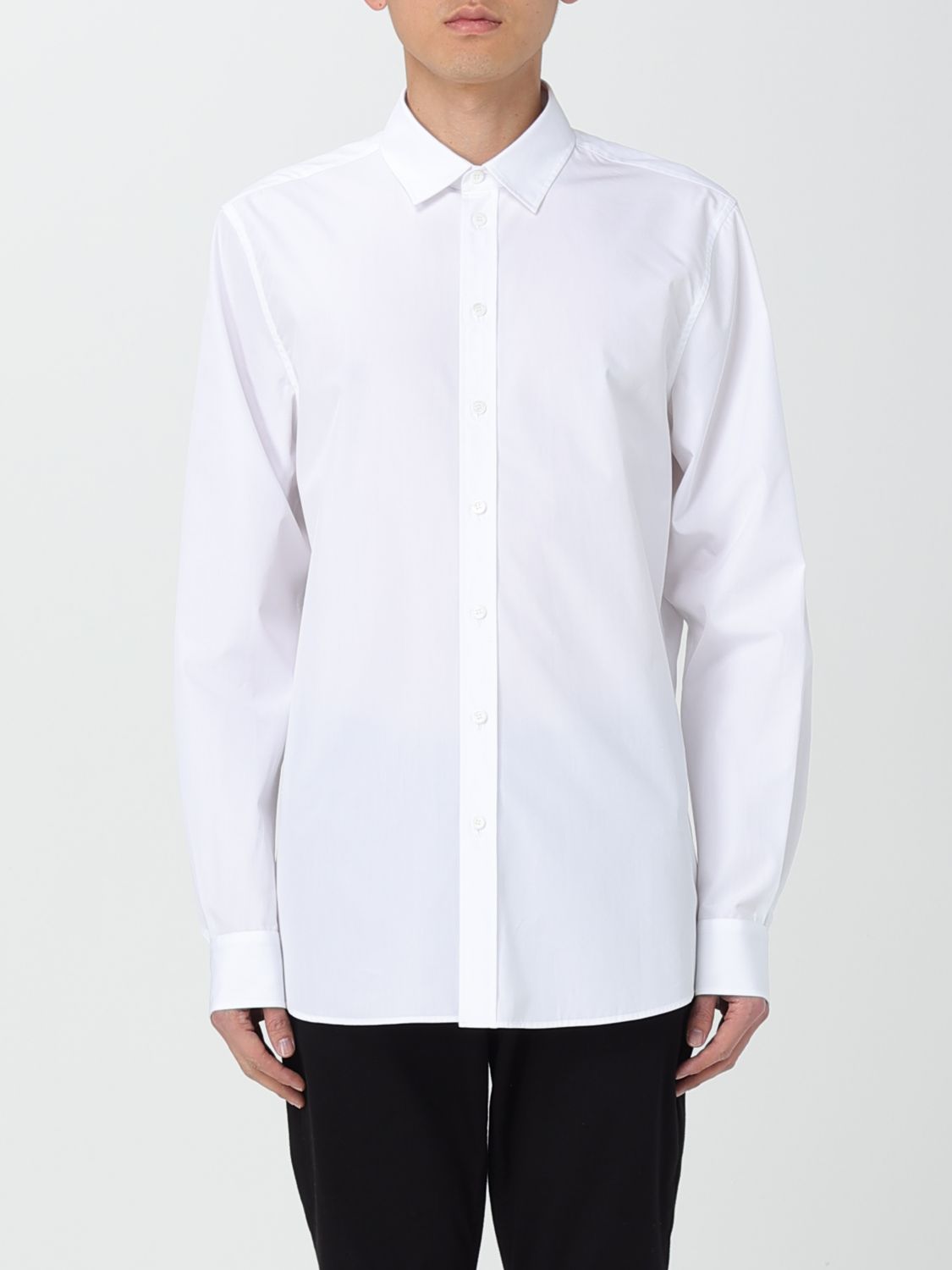 Shop Moschino Couture Shirt  Men Color White