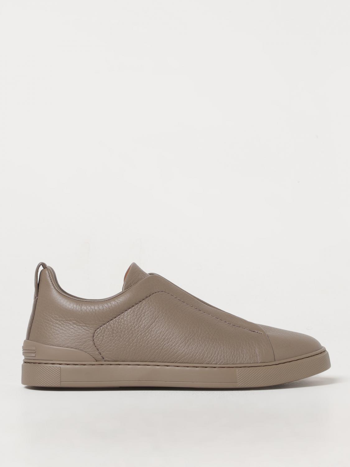 Shop Zegna Sneakers  Men Color Brown