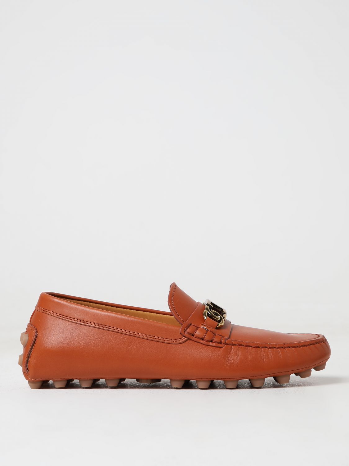 Tod's Gommino Logo Plaque Slip-on Loafers In Leather