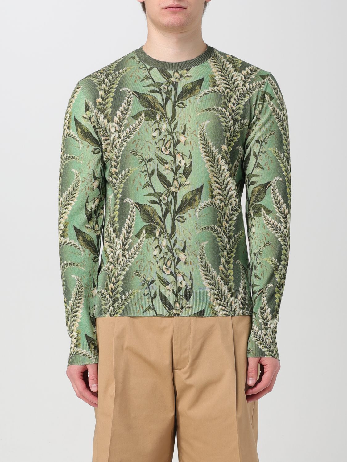 Shop Etro Sweater  Men Color Green
