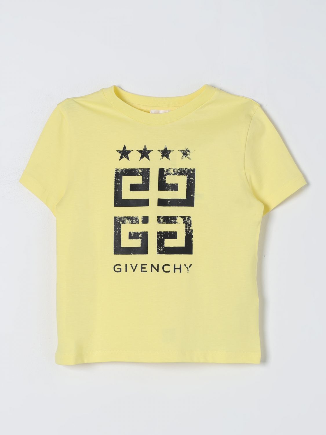 Shop Givenchy T-shirt  Kids Color Yellow