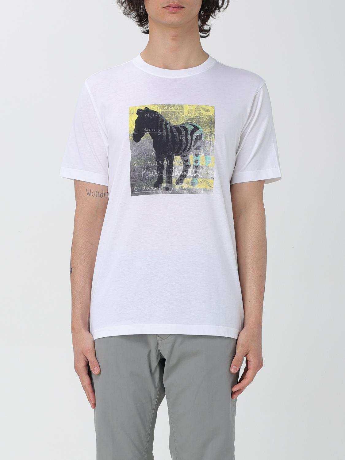 Shop Ps By Paul Smith T-shirt Ps Paul Smith Men Color White