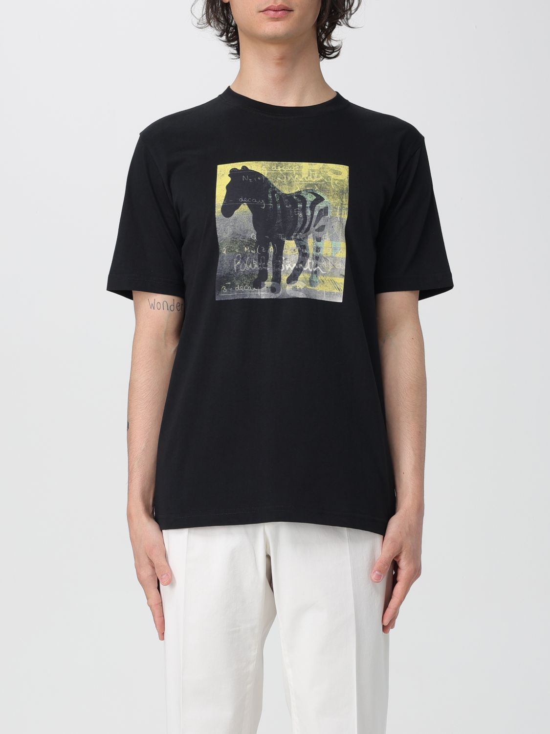 Shop Ps By Paul Smith T-shirt Ps Paul Smith Men Color Black