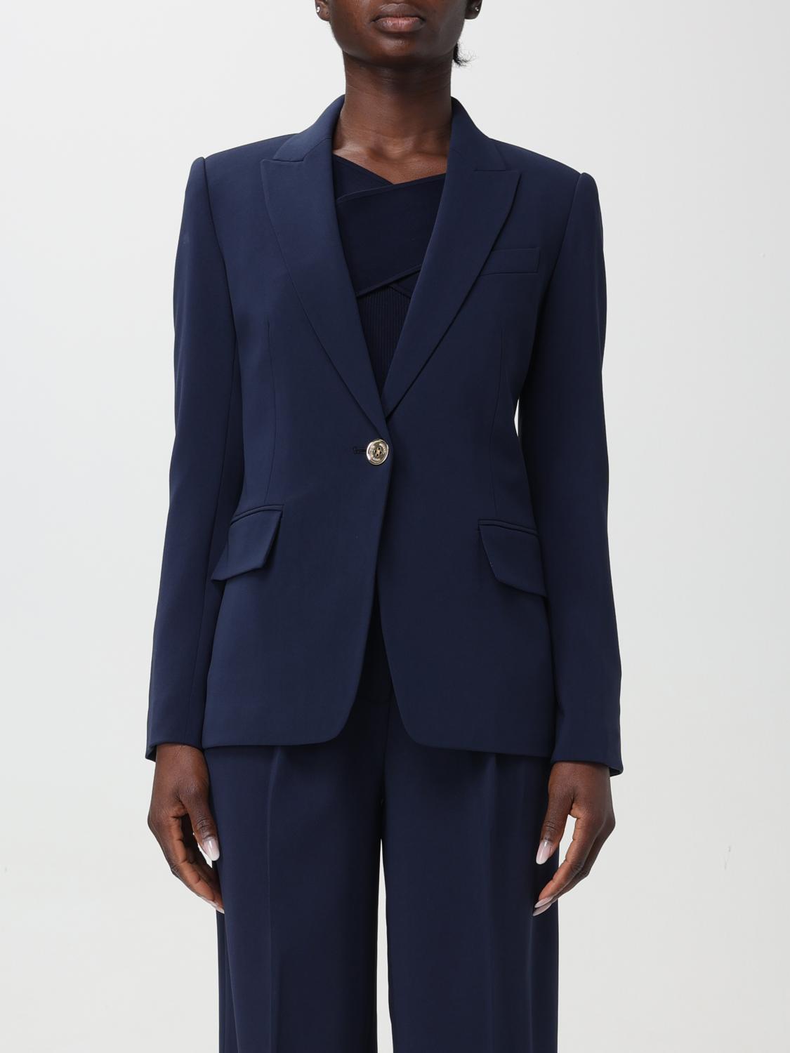 Michael Kors Wool Jacket In Blue