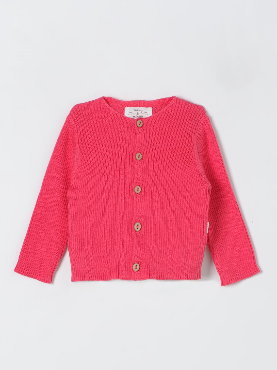 TEDDY & MINOU Pullover Kinder Farbe Rot