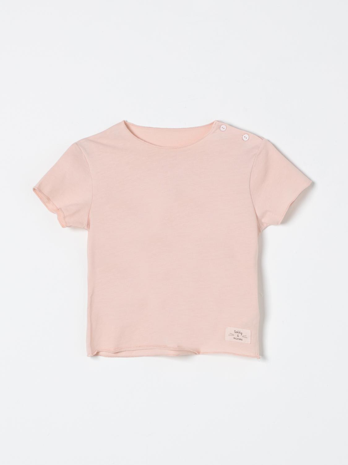 Teddy & Minou T-shirt Kids Color Pink In Pink