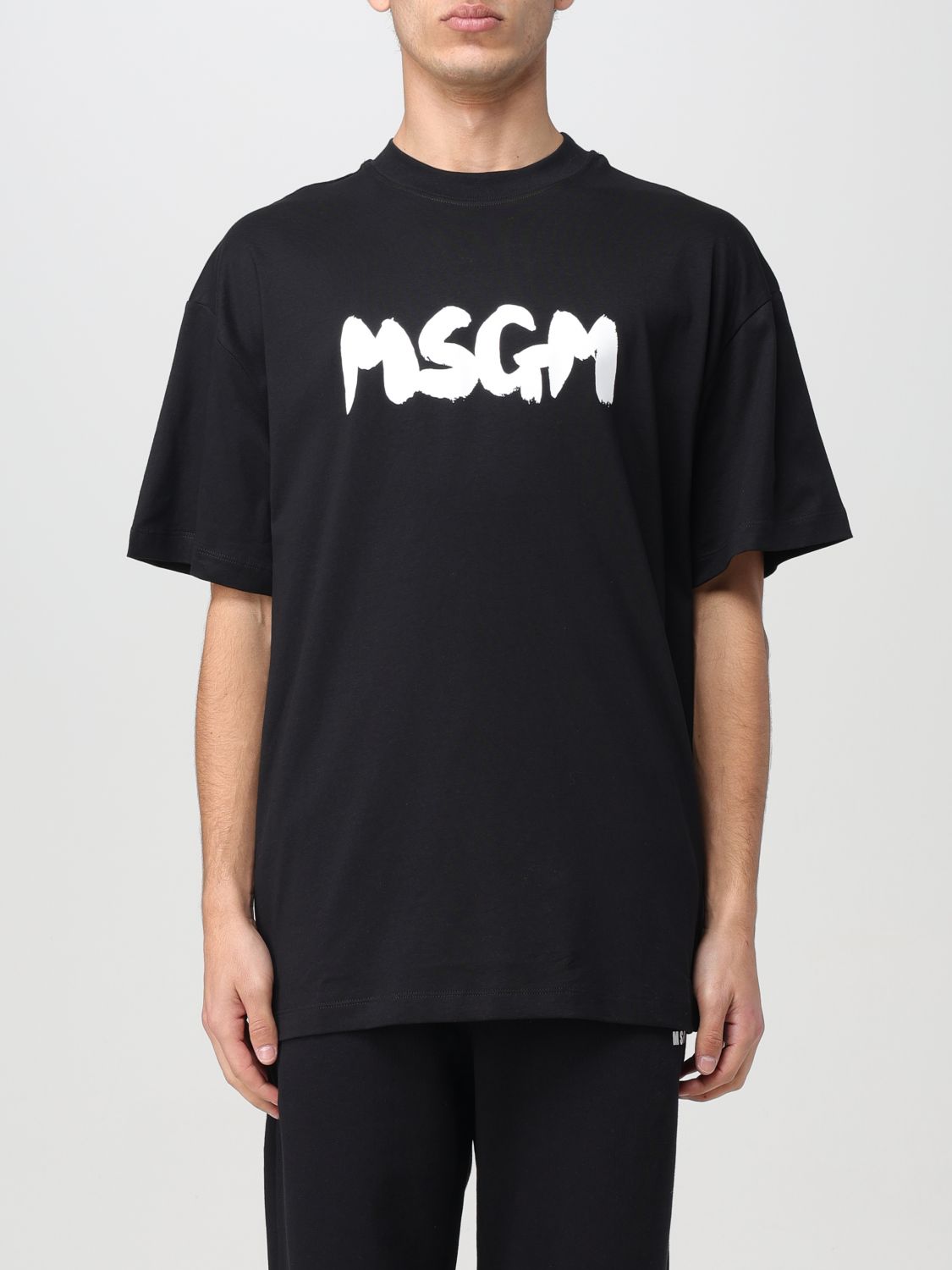 T恤 MSGM 男士 颜色 黑色