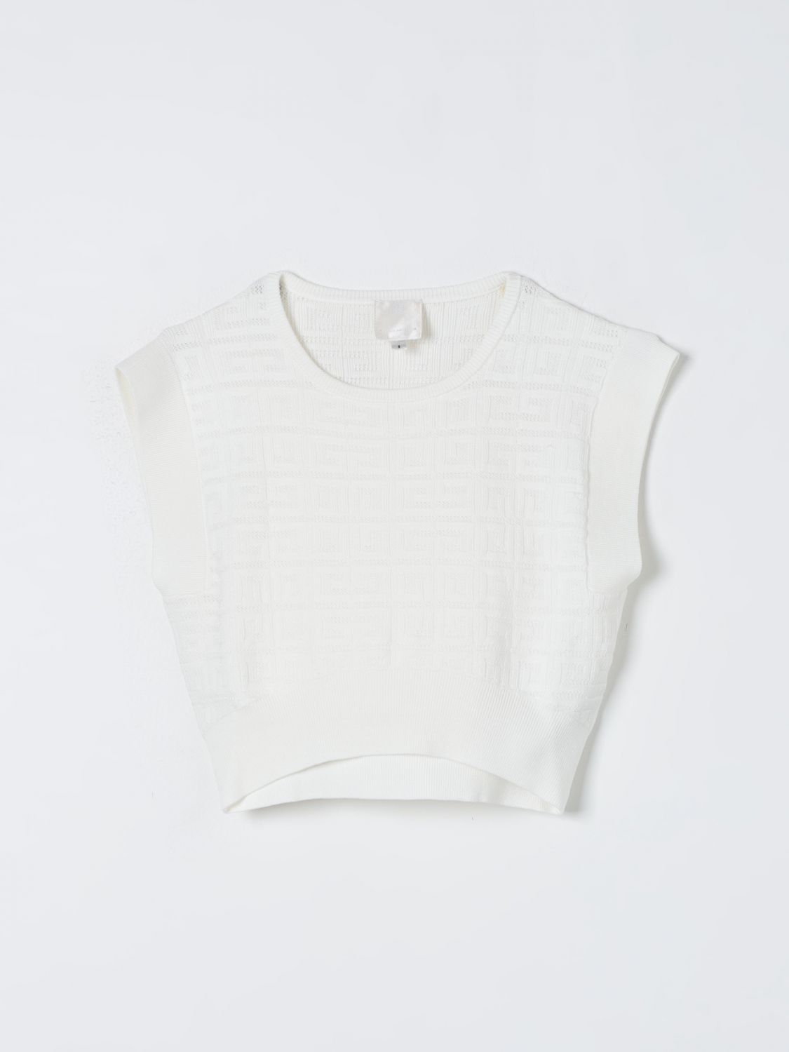 Shop Givenchy Sweater  Kids Color White