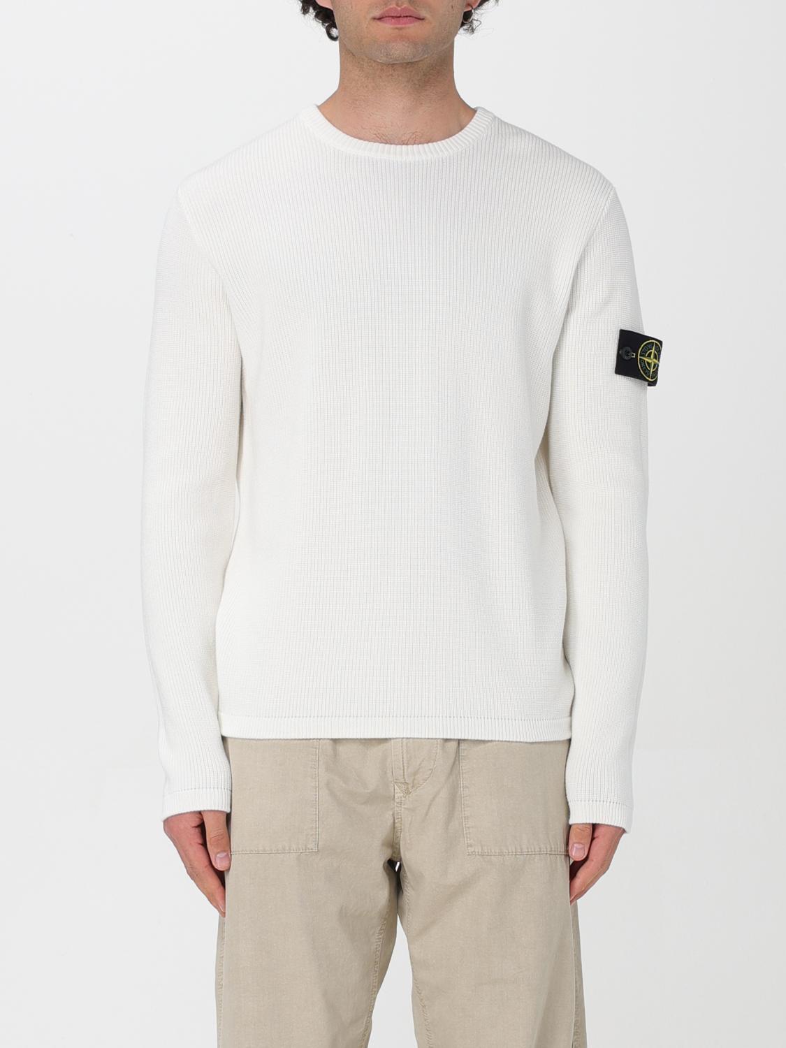 Stone Island Sweater  Men Color White In 白色
