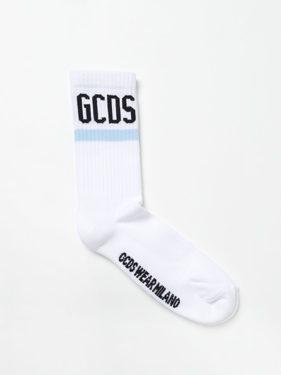 Shop Gcds Socks  Men Color Gnawed Blue