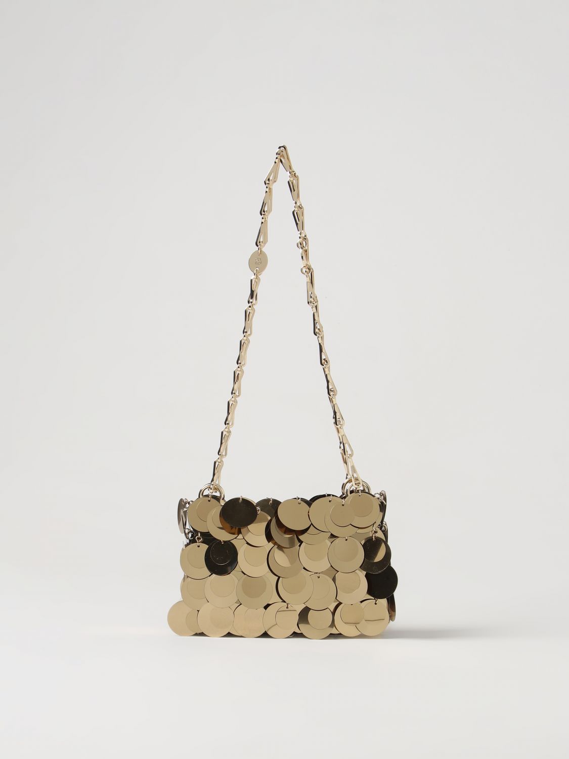 Shop Rabanne Mini Bag  Woman Color Gold