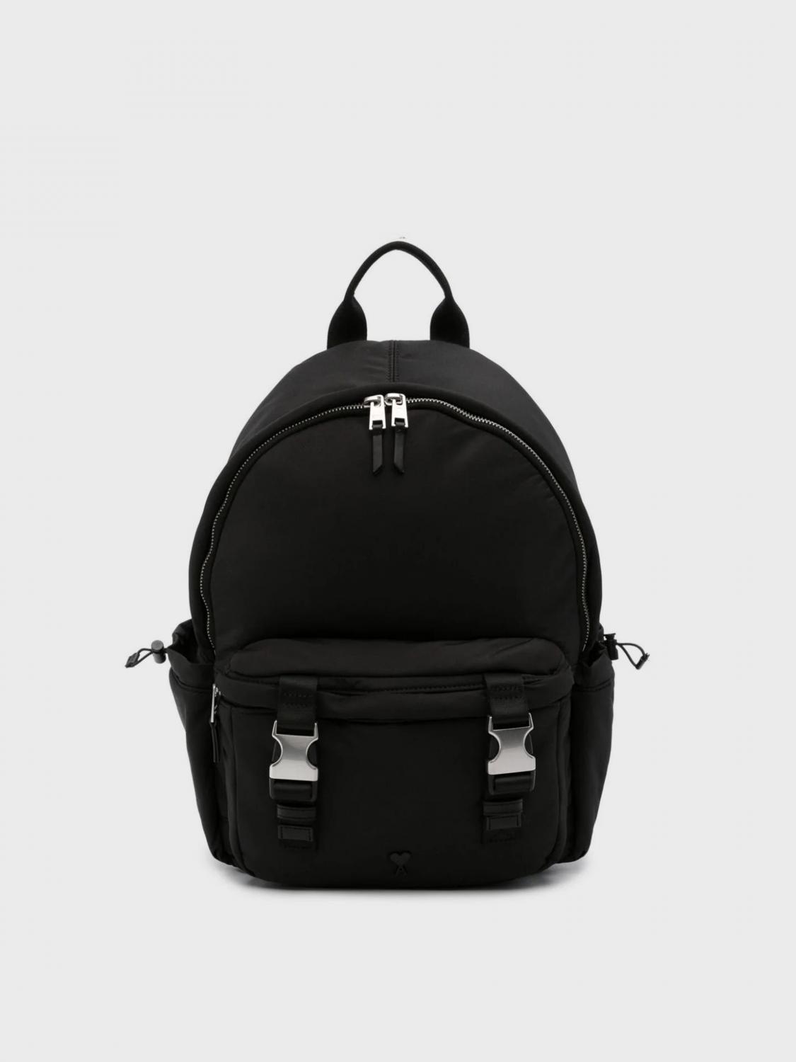 Backpack AMI PARIS Men colour Black