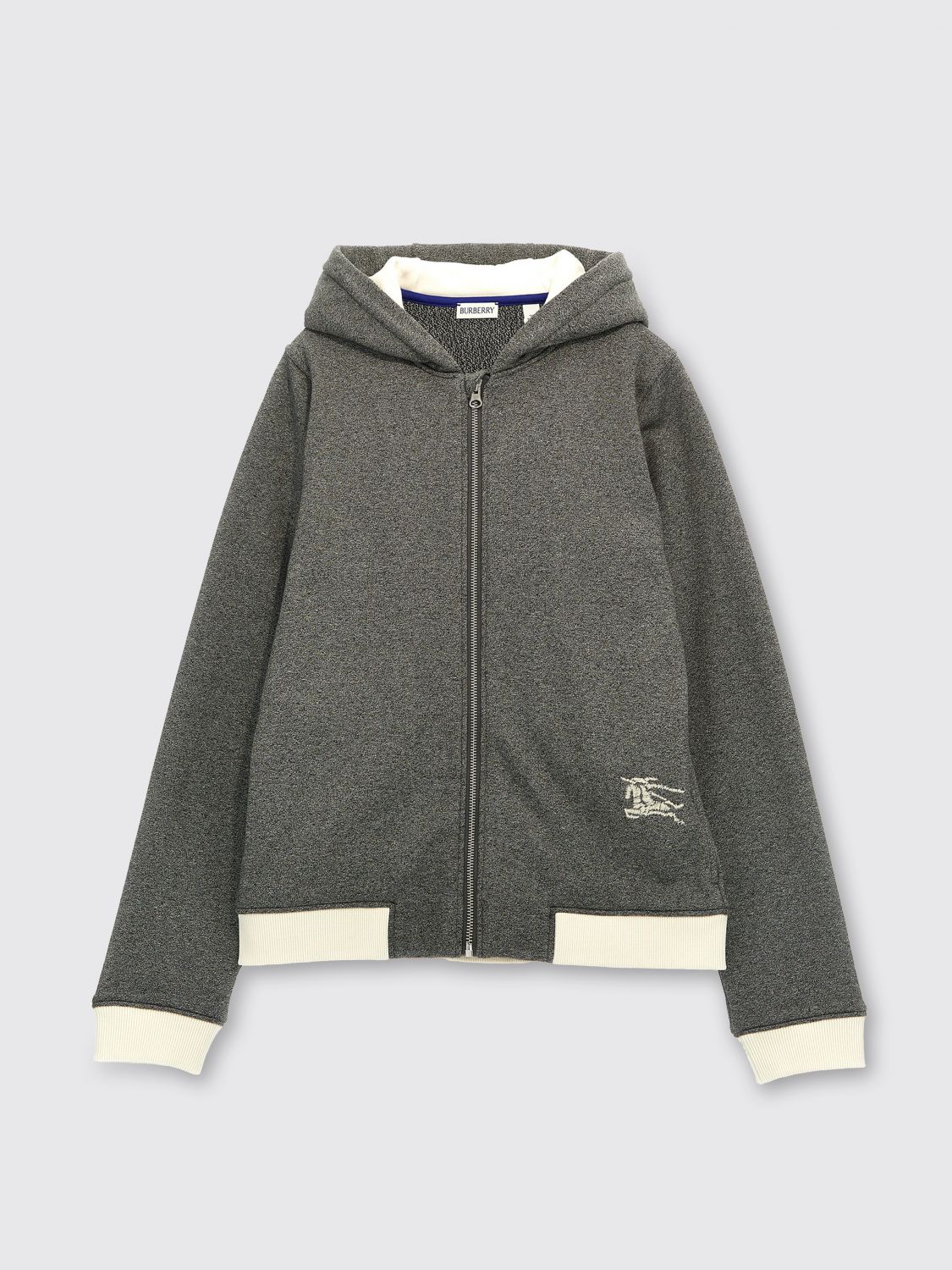 Shop Burberry Sweater  Kids Color Grey