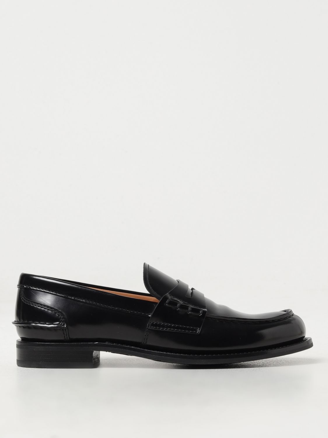 Church's Woman Loafers Black Size 10 Leather