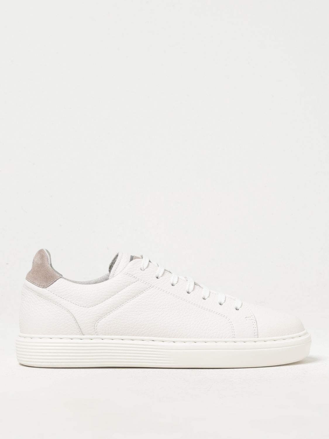 Shop Brunello Cucinelli Sneakers  Men Color White