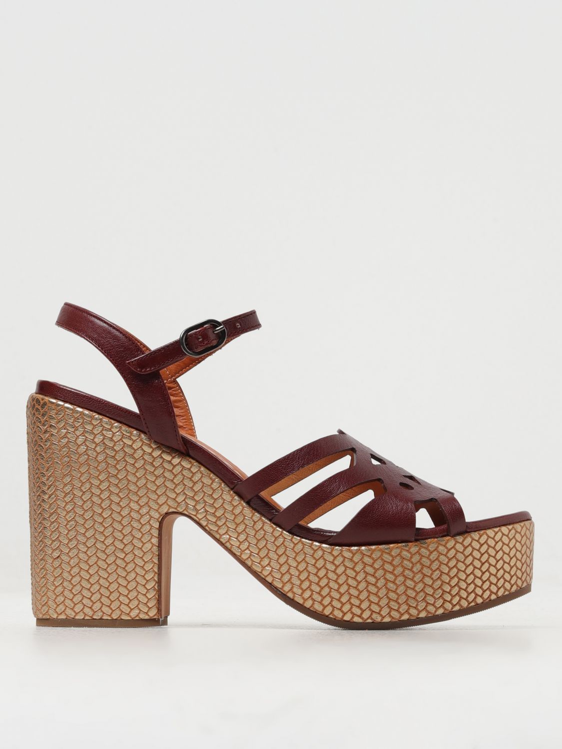 Shop Chie Mihara Heeled Sandals  Woman Color Brown