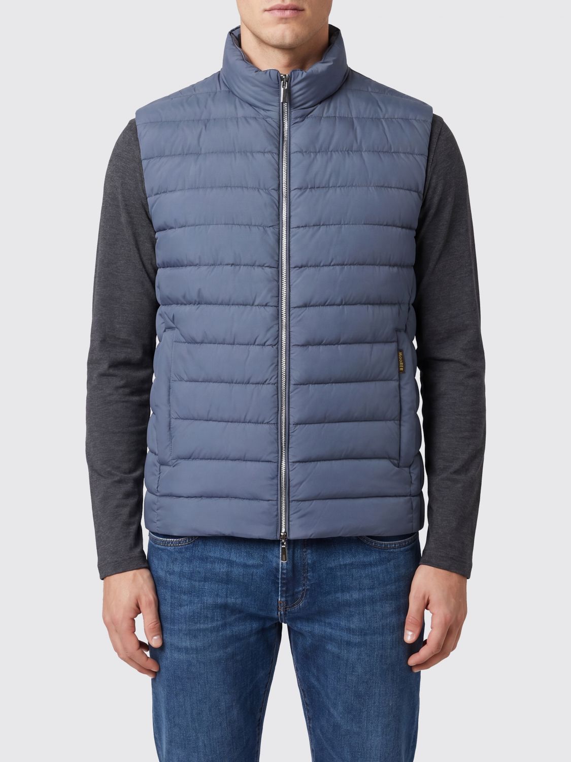 Moorer Suit Vest Men Color Blue 1