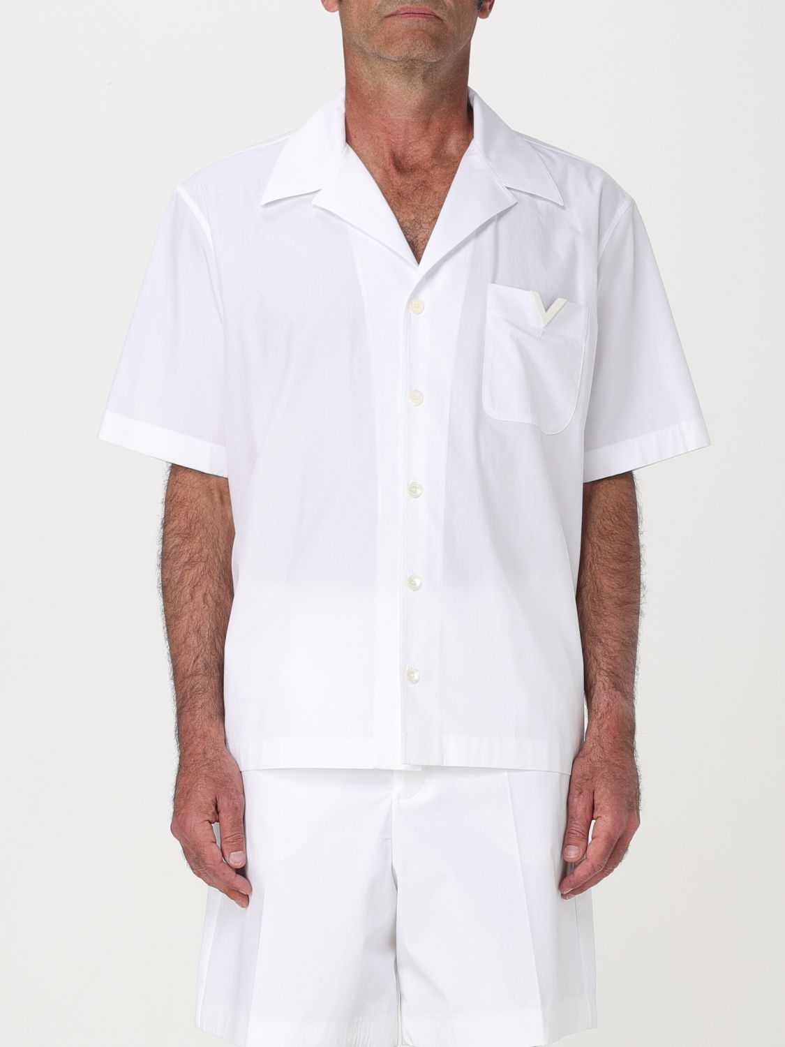 Shop Valentino Shirt  Men Color White