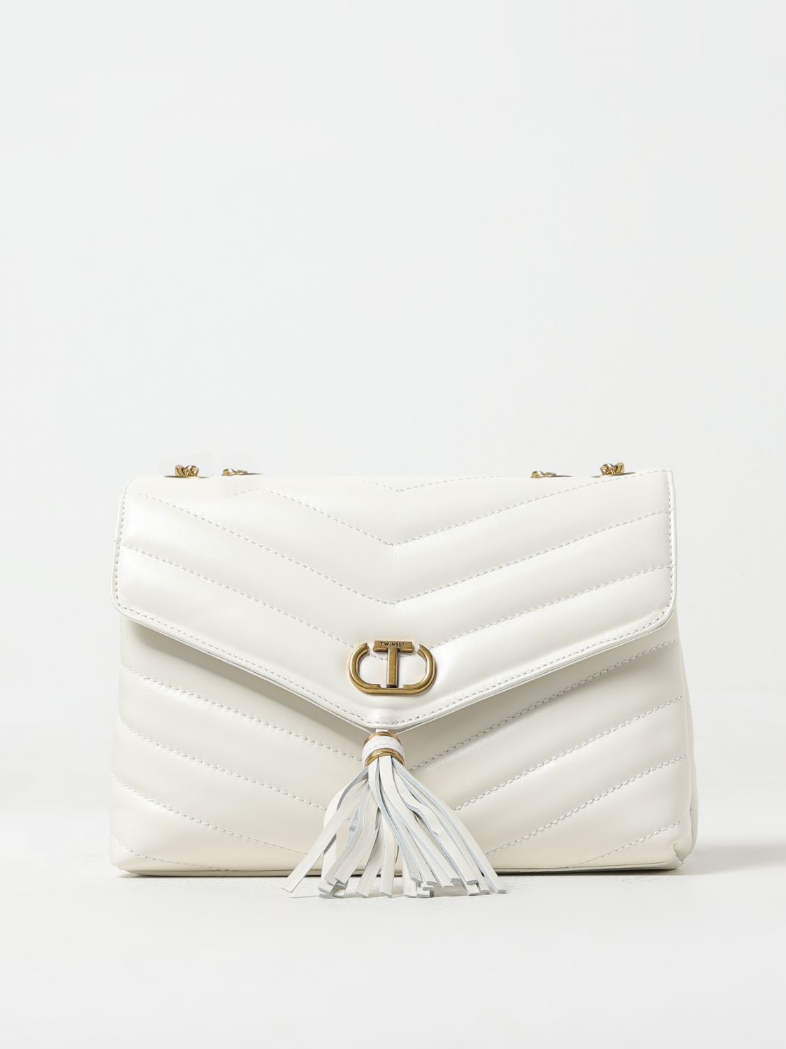 Shop Twinset Shoulder Bag  Woman Color White