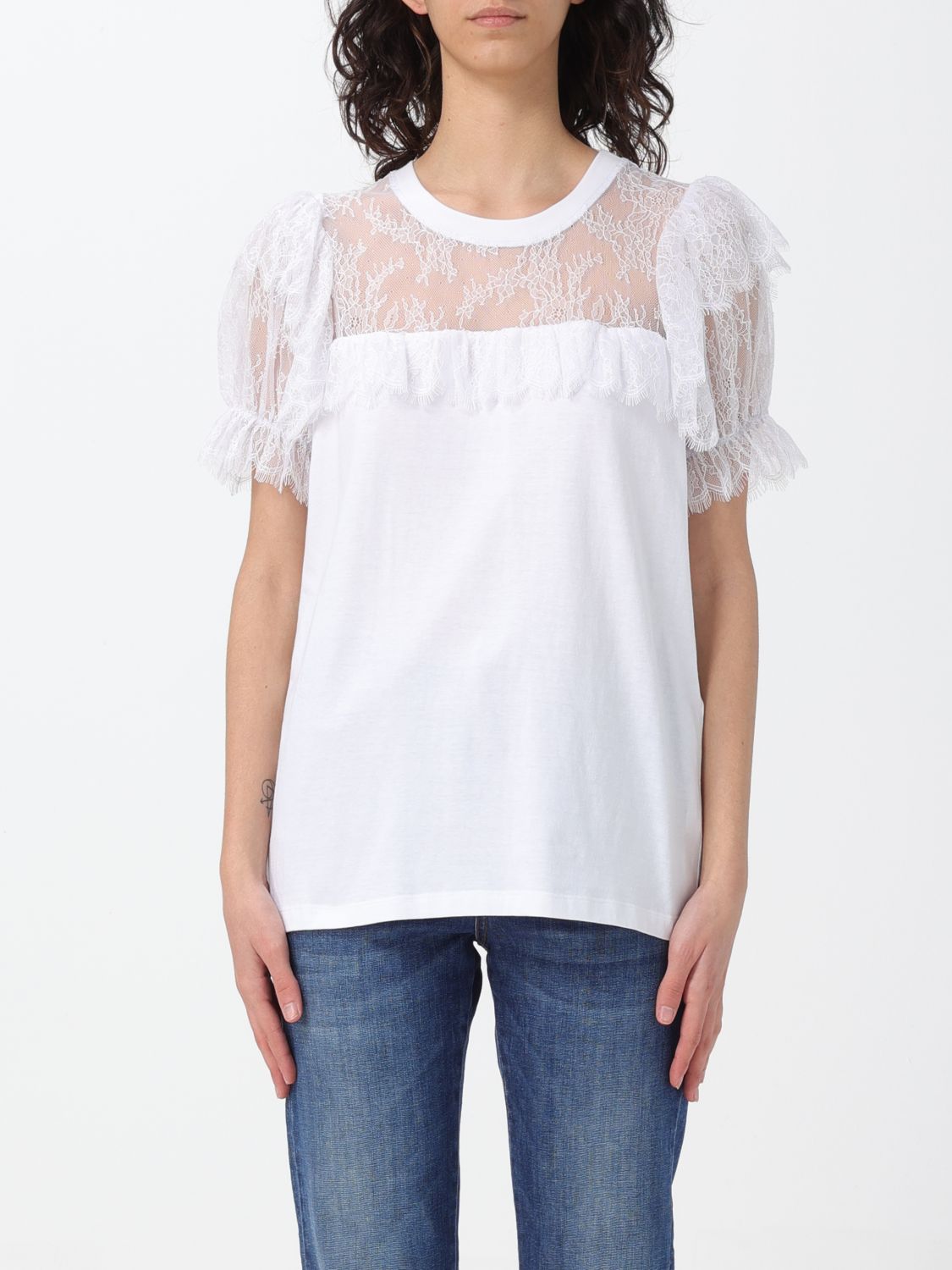 Shop Twinset T-shirt  Woman Color White