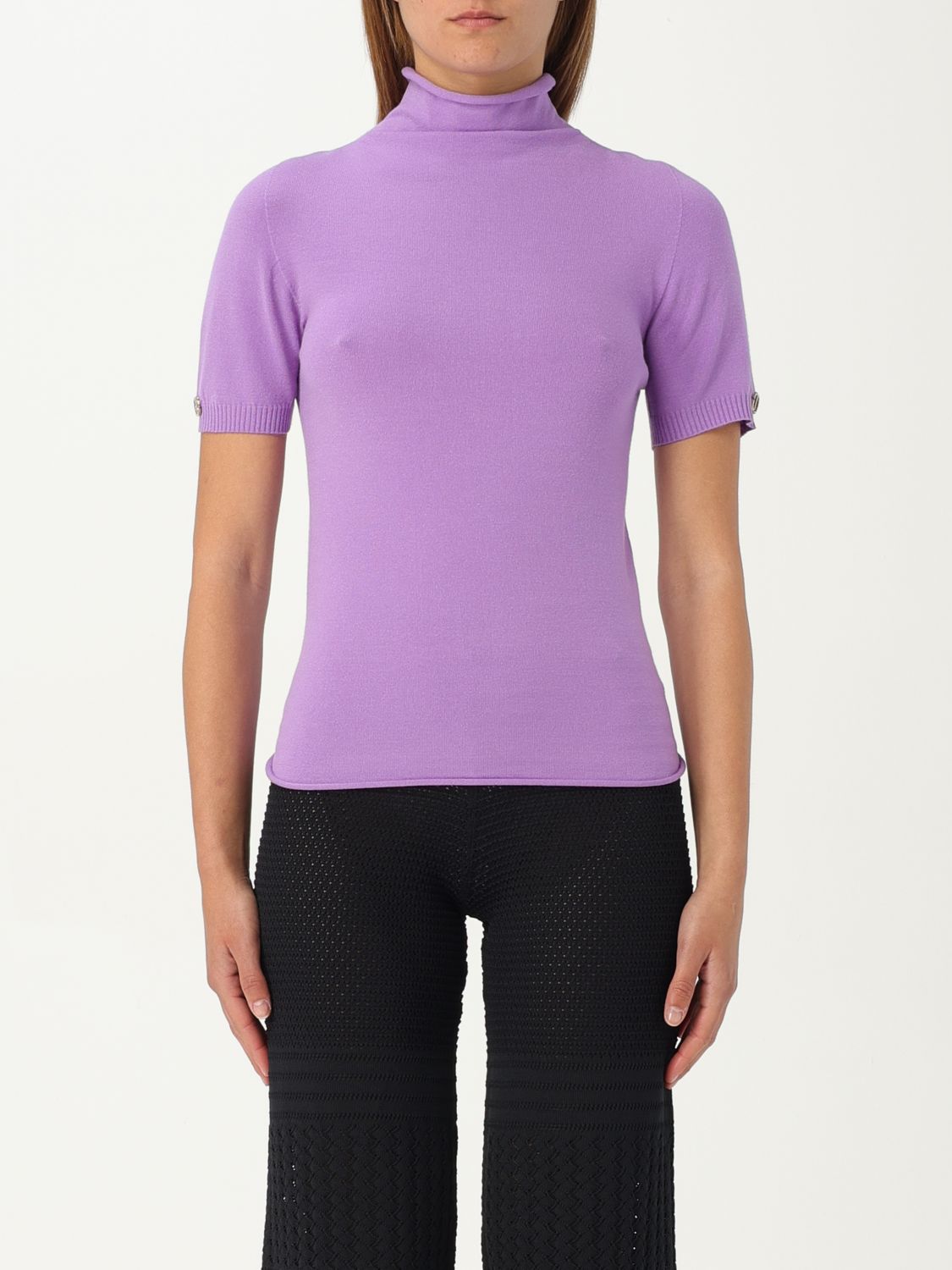 Shop Twinset Top  Woman Color Violet