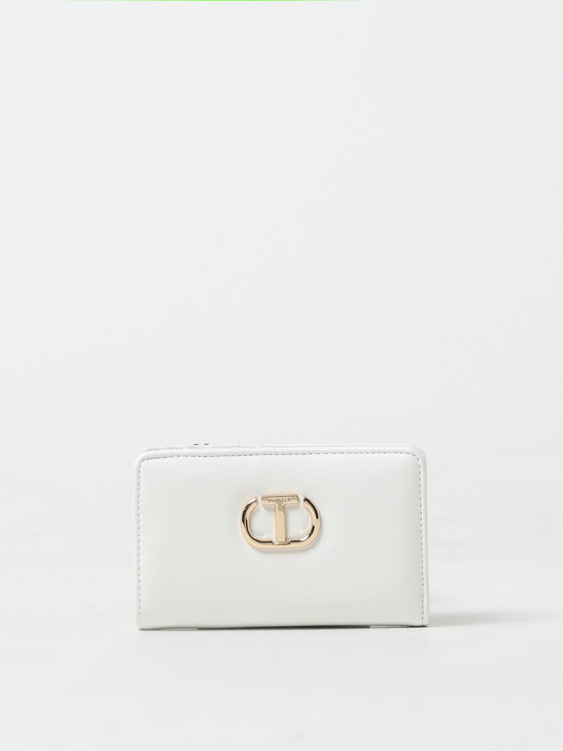 Shop Twinset Wallet  Woman Color White