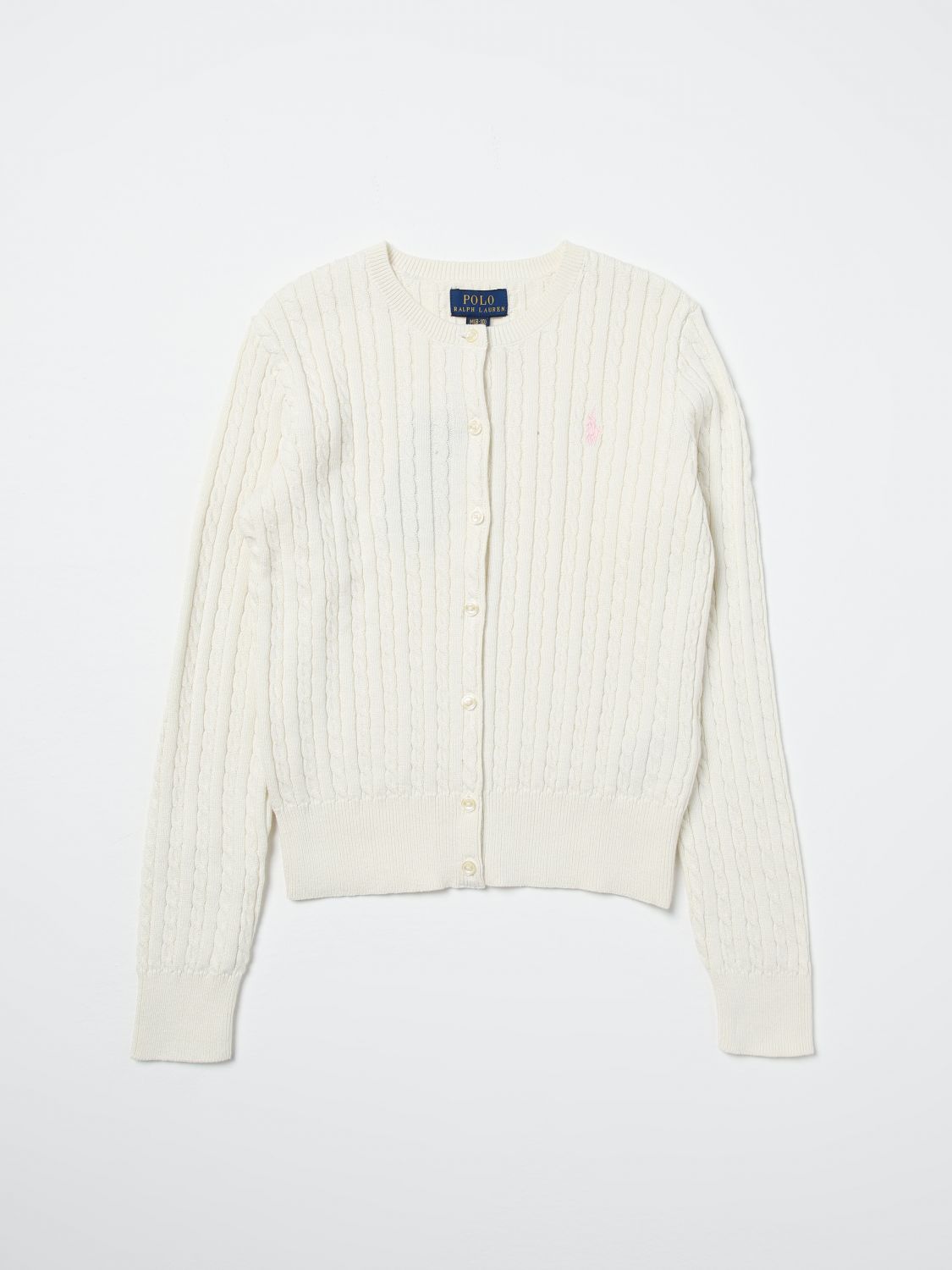 POLO RALPH LAUREN: Sweater kids - Ivory | Polo Ralph Lauren sweater  313543047012 online at GIGLIO.COM