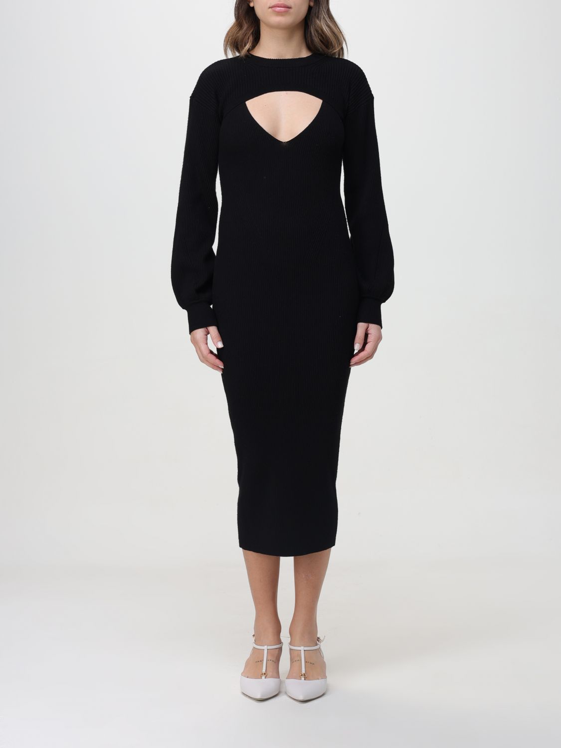 Shop Twinset Dress  Woman Color Black