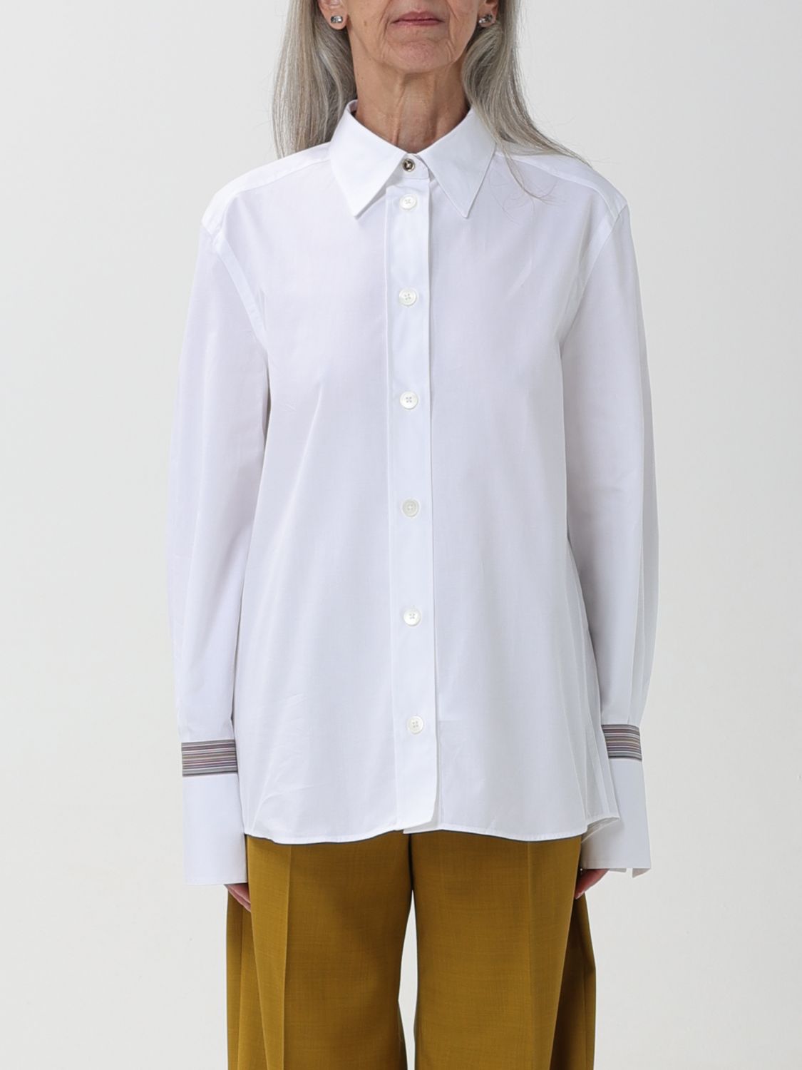 Shop Paul Smith Shirt  Woman Color White